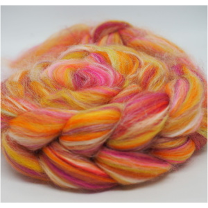 Merino og tussahsilke - tusenfryd