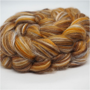 Merino og tussahsilke - Valnøtt
